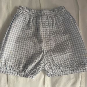 Little English- Light Blue Gingham Boy Shorts